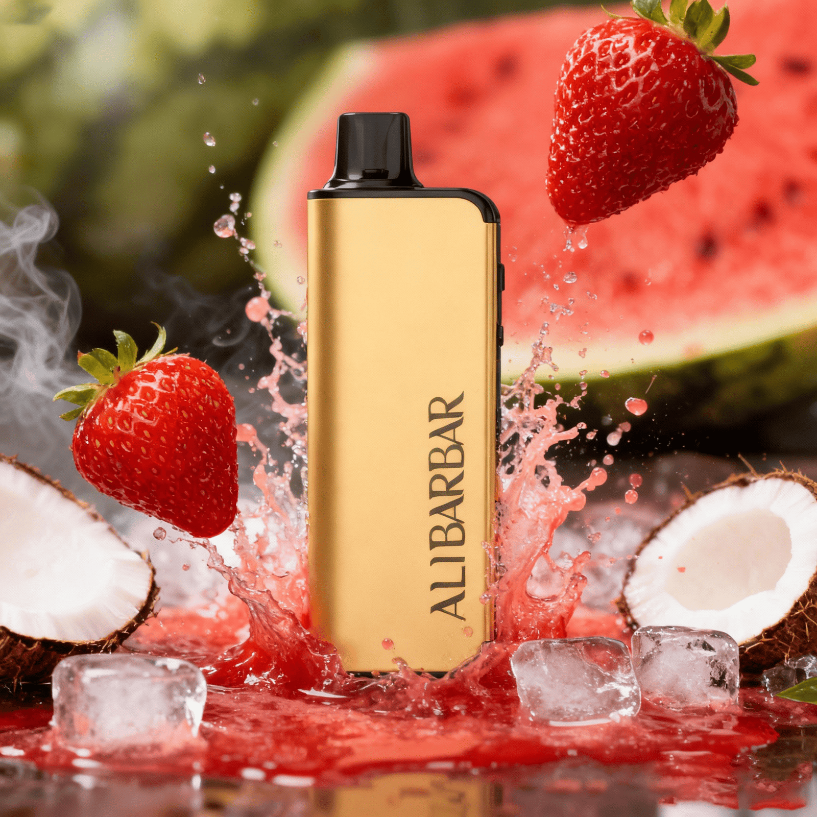 Strawberry-Coconut-Watermelon Alibarbar Ingot Strawberry Coconut Watermelon - Image 1